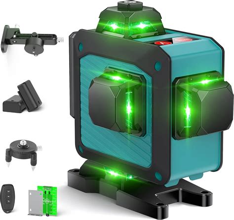 Laser Level - Elikliv Lazer 200ft Outdoor Robust Indoors 4D 360 Self ...