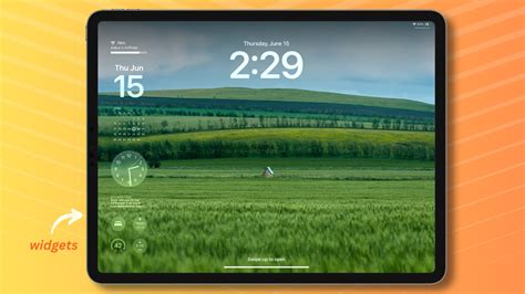 How to add, use, and remove Lock Screen widgets on iPad