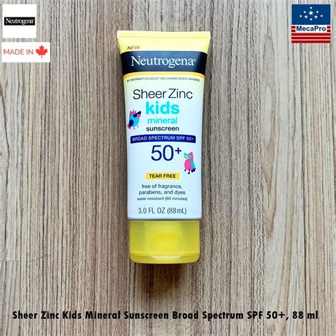 Banana Boat Kids Sensitive Mineral Based SunScreen Lotion SPF50 PA 90ml ...