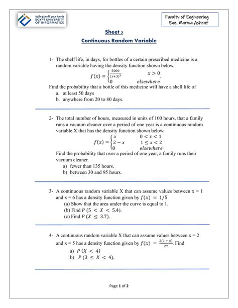 Image result for Continuous Random Variable Topic