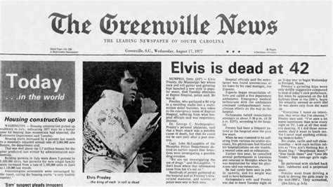 Millions mourned the death of Elvis Presley in 1977