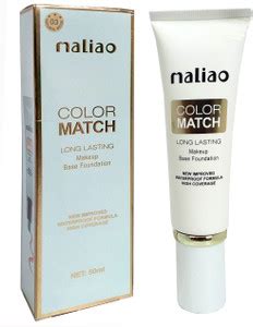 maliao Color Match Long Lasting Makeup Base Foundation Natural Beige ...