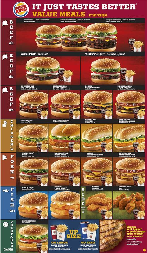 Delicious Burgers and Fries Menu