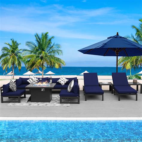 Outdoor Sectional Sofa Blue at JENENGE blog