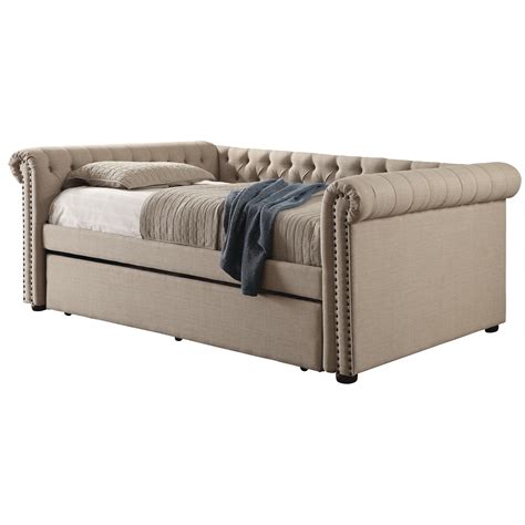 Queen Trundle Sofa Bed | Baci Living Room