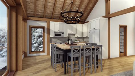 Open Floor Plans Timber Frame Popular Timber Frame Vacation Homes
