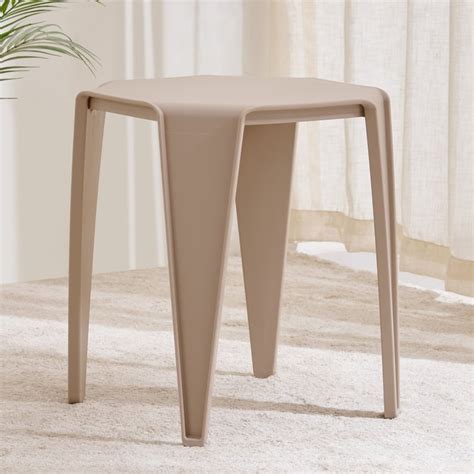 Buy Winfield Polypropylene Stool - Beige from Home Centre at just INR ...