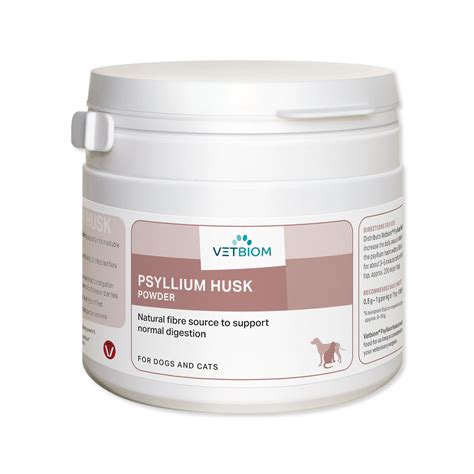 Vetbiom psyllium husks dog cat - vetbiom.com