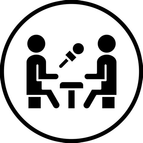 Vector design interview icon style | Premium Vector