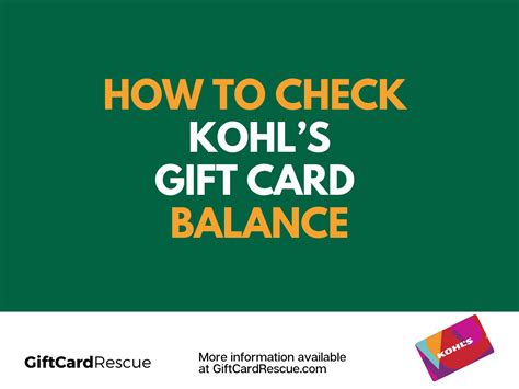 Kohl's Gift Card Balance (Plus, 14 Money-Saving Secrets at Kohl's ...