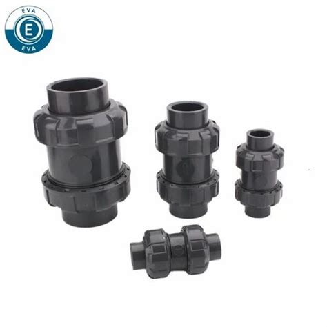 U-PVC BALL CHECK VALVE SOLVENT SOCKET - UNION TYPE - UPVC BALL CHECK ...