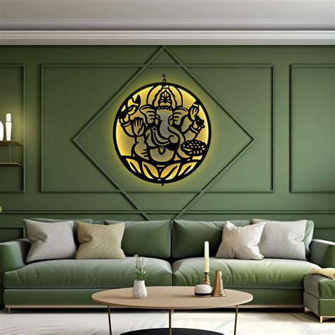 Ganpati Bappa-Ganesh Ji LED Wall Decor Light – HomePine