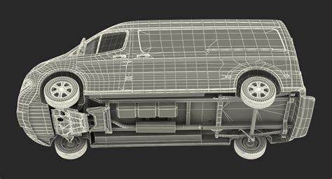 2019 Mercedes Sprinter Van Rigged for Maya 3D | 3D Molier International