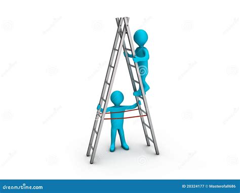 Helping Hold The Ladder