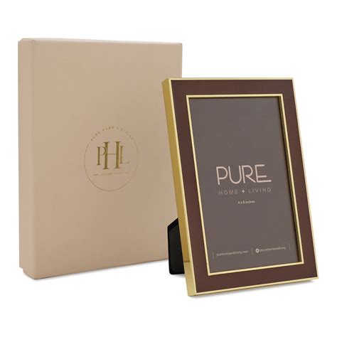 Shop Brown and Gold Enamel Metal Photo Frame - Small - at Best Price ...