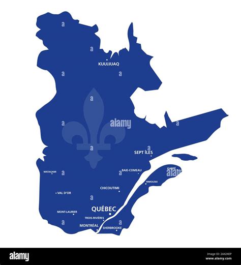 Map of sherbrooke quebec hi-res stock photography and images - Alamy