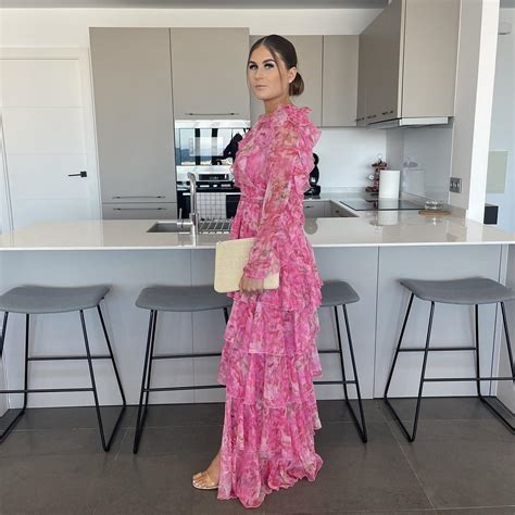 Caramella maxi pink dress, worn once! - Depop