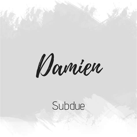 Damien | Baby girl names unique, Names with meaning, Baby names