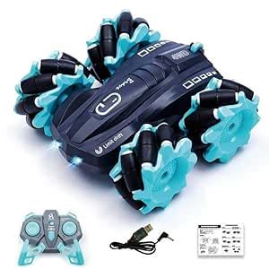 Leeva Rc Stunt Racing Mecanum Drift Car for Kids High Speed Plastic Off ...