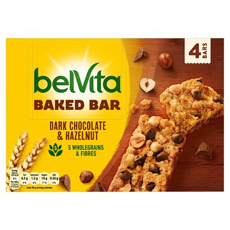 Belvita Breakfast Dark Chocolate & Hazelnut Baked Bar 3 x 160g | eBay