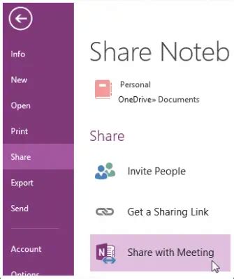 Image result for How to Share a Notebook in OneNote