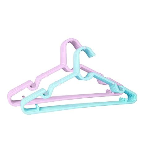 MINISO Plastic Cloth Hanger 20 PCS, Cloth Hanger for Drying Clothes ...