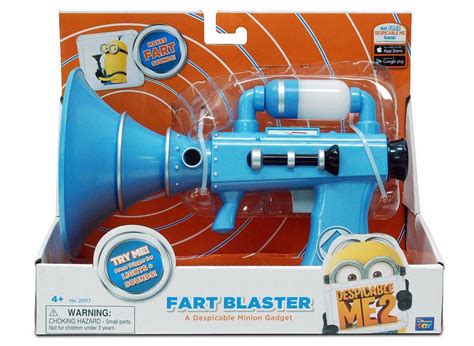 Despicable Me Fart Blaster Minions Gadget Gun sounds color changing ...