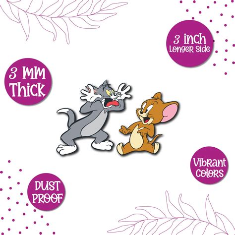Tom & Jerry Fridge Magnet | Classic Cartoon Souvenir – Bhai Please India