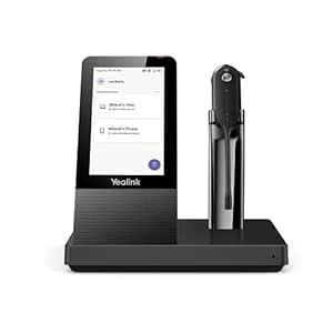 Yealink WH67 Standard UC DECT Wirelss Headset for Microsoft Teams, with ...