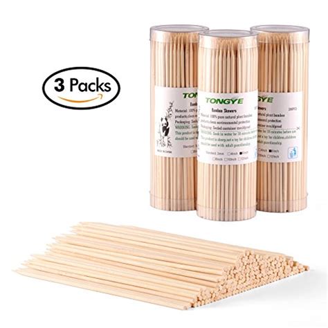 Natural Bamboo Skewers 6 Inch for Appetizer Cocktail India | Ubuy