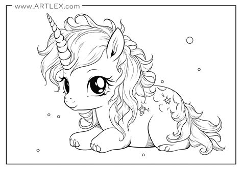 Free Printable Coloring Sheet Unicorn Coloring Pages