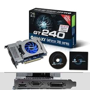 Galaxy GeForce GT 240 512 MB GDDR3 PCI Express 2.0 DVI/HDMI/VGA ...