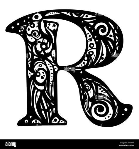 Letter R Design Drawing at Leo Hart blog