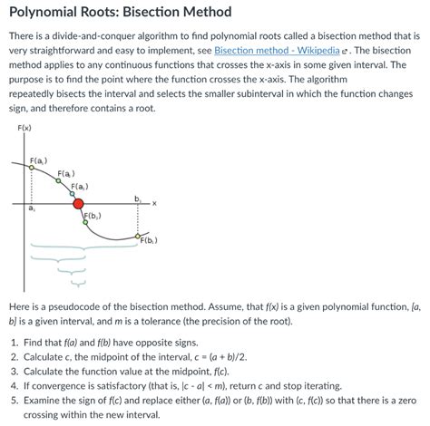 Bisection Method for Finding Roots Python 的图像结果