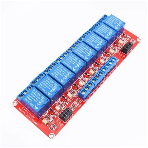 Buy HiLetgo 24V 8 Channel Relay Module with OPTO-Isolated High and Low ...