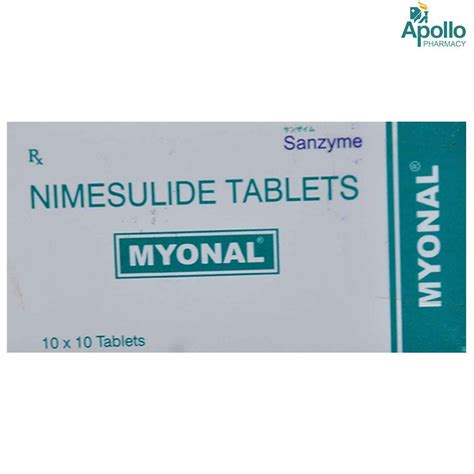 Myonal 100 mg Tablet | Uses, Side Effects, Price | Apollo Pharmacy