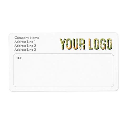 Custom Business Shipping Labels Return Address | Zazzle