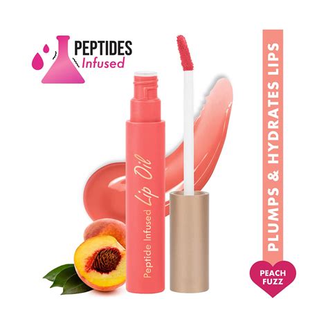 Insight Cosmetics Peptide Infused Lip Oil - Peach Fuzz (4.5 g)