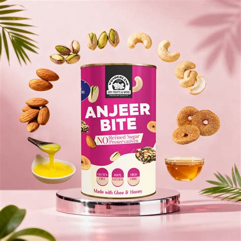 Wonderland Foods 200g Premium Anjeer Bites Jar