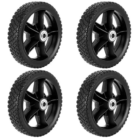 Pingeui 4 Pcs 8 Inch Plastic Spoked Wheel Plastic Wheel | Desertcart INDIA