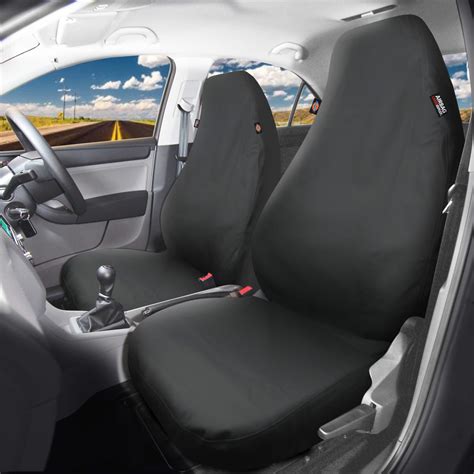 Dickies Trader High Back Heavy Duty Water Resistant Seat Cover, Black ...