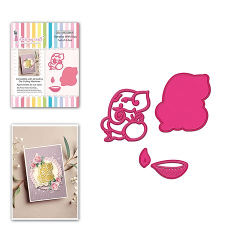 Ganesha With Diya - Basic Designer Dies – Dress my craft