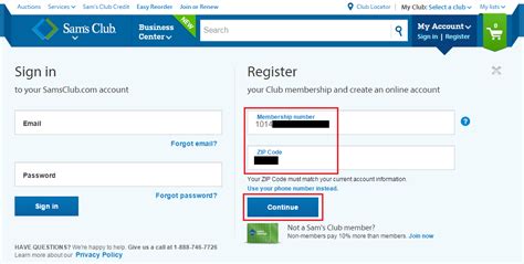 Image result for Sam's Club My Account