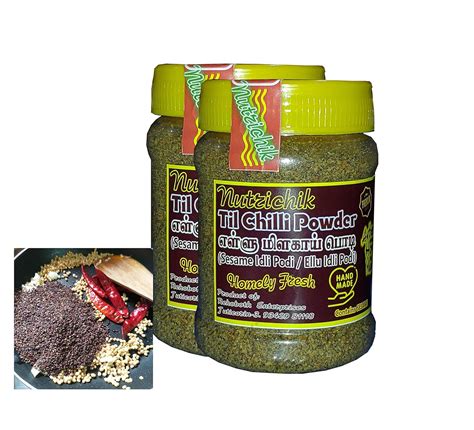 Nutrichik Sesame Idli Dhosa Powder - Ellu Idli Podi - Ellu Milagai Podi ...