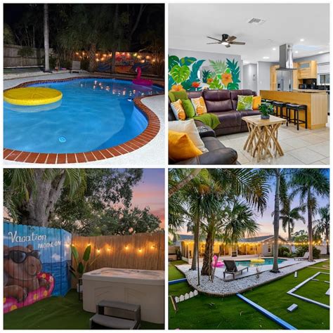 Hot Tub, Heated Pool, Games, Photo-worthy murals! - Airbnb