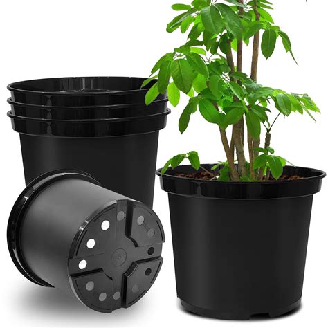 Amazon.com: RooTrimmer 5 Gallon Pots for Plants, 12 Inch Plastic ...