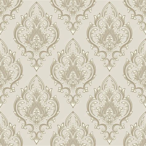 Free Vector | Damask seamless pattern