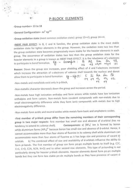 Image result for Class 11 Chapter P Block Element