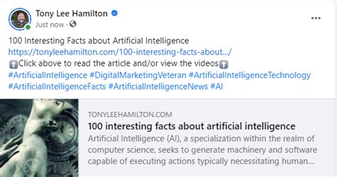 facts about artificial intelligence