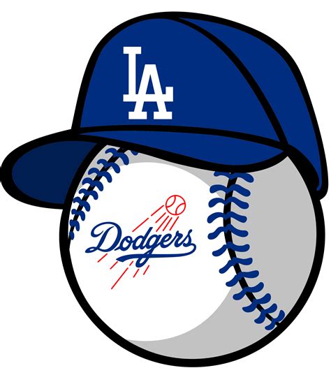 Los Angeles Dodgers Helmet Logo Cutout PNG Transparent Background, Free ...